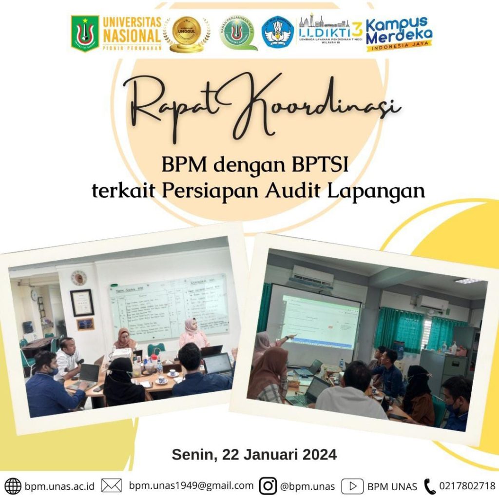 Rapat Perumusan Peningkatan Standar Proses PkM Badan Penjaminan Mutu