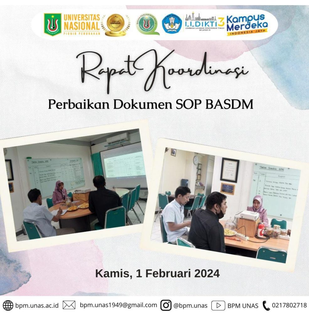 Rapat Tim Perumus Draft Peningkatan Standar Mutu Standar Sarana Dan