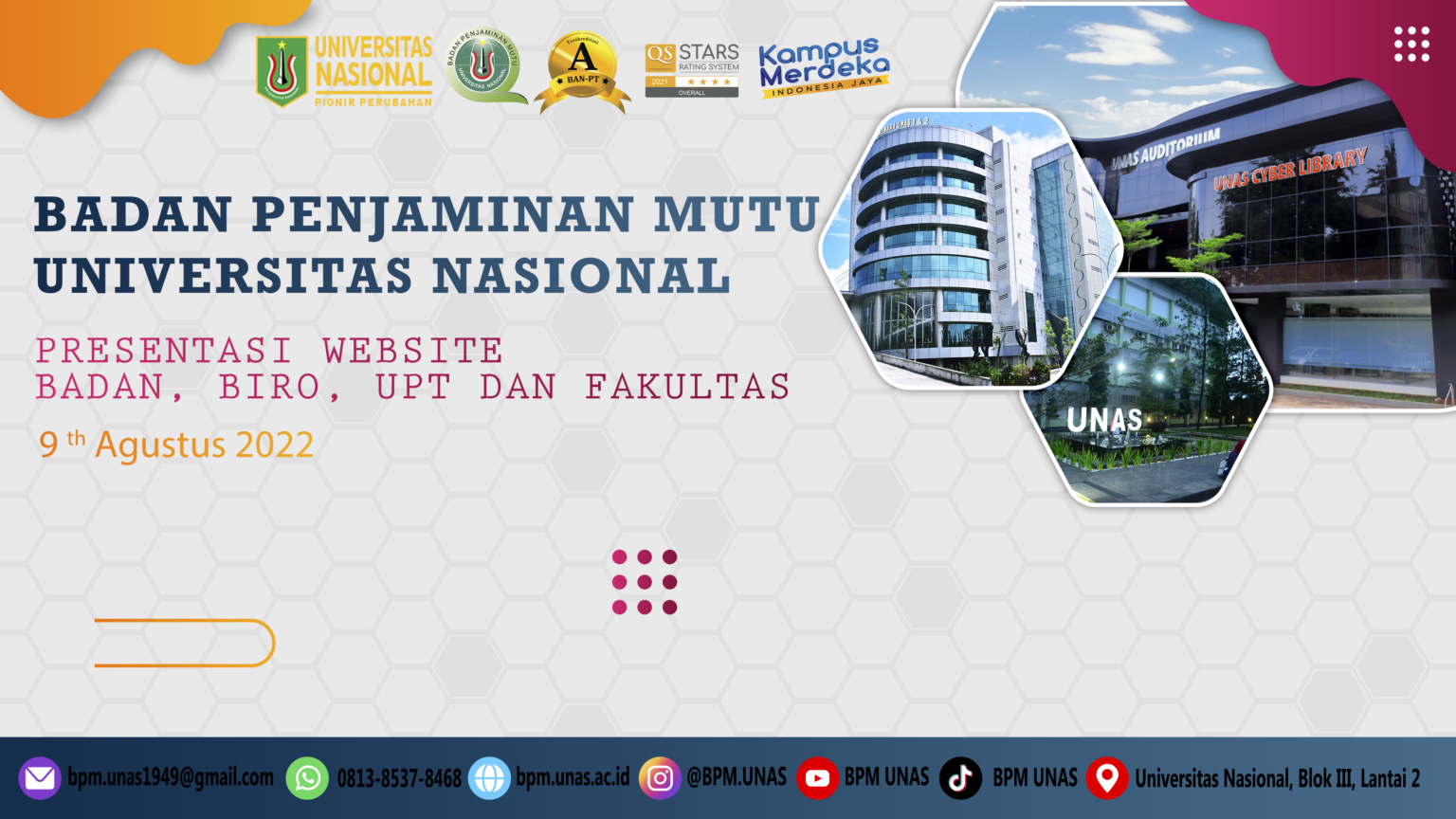 Undangan Monitoring Progress WEB – Badan Penjaminan Mutu – Universitas ...