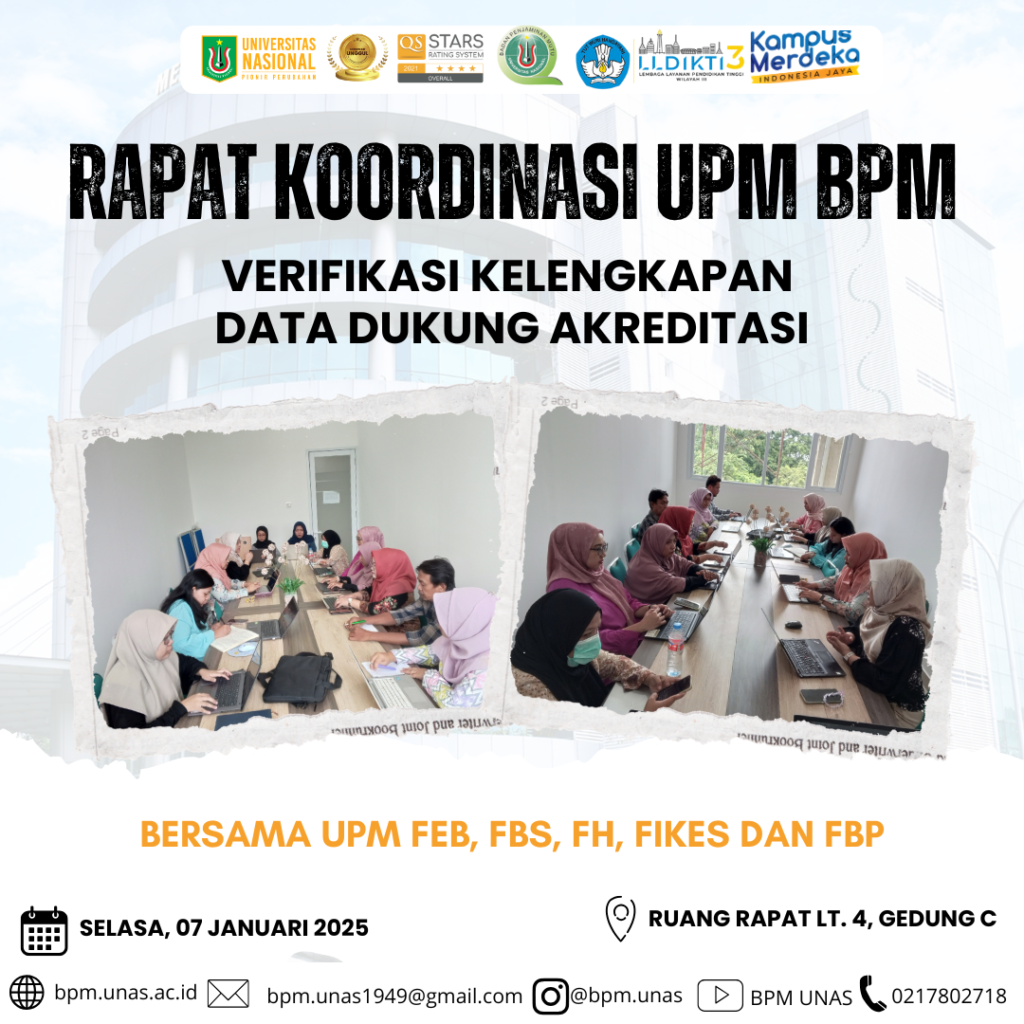 Rapat Koordinasi Bersama UPM FBS, FEB, FIKES, FH dan FBP