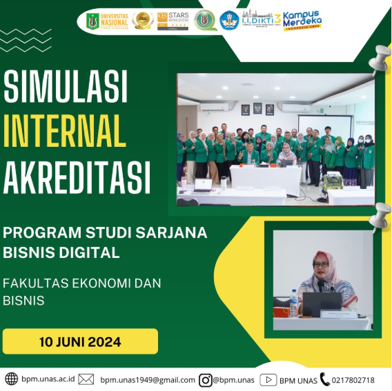 Simulasi Internal Akreditasi Program Studi Sarjana Bisnis Digital Fakultas Ekonomi dan Bisnis