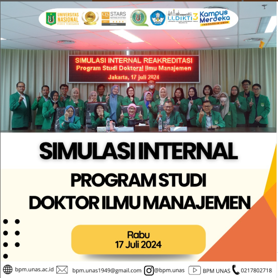 Simulasi Internal Prodi Doktor Ilmu Manajemen