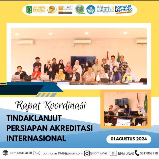 Rapat Koordinasi Tindaklanjut Persiapan Akreditasi Internasional