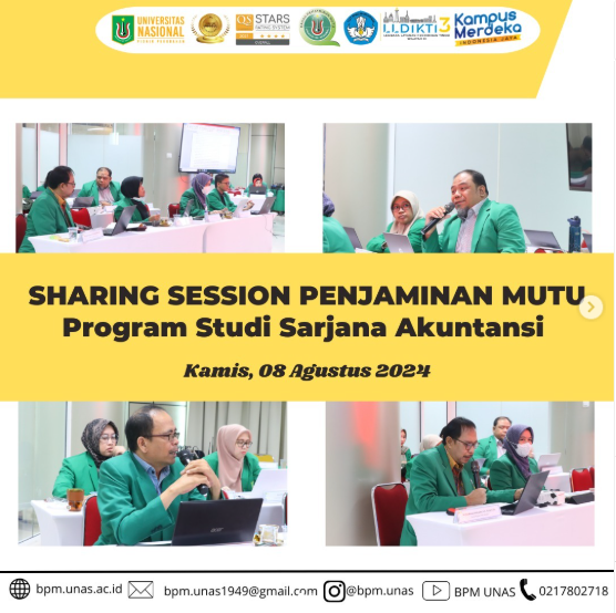 Sharing Session Penjaminan Mutu Prodi Sarjana Akuntansi