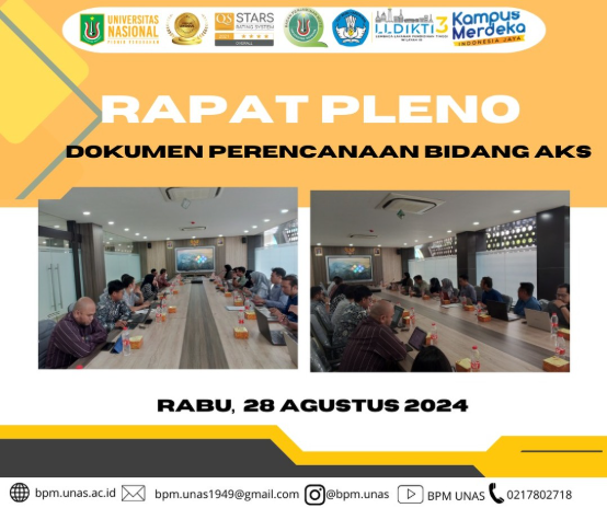 Rapat Pleno Dokumen Perencanaan Bidang AKS