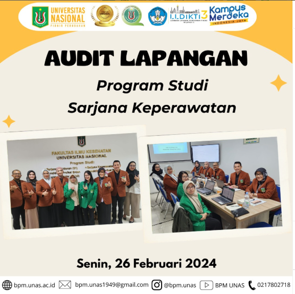 Kegiatan Audit Lapangan Program Studi Sarjana Keperawatan