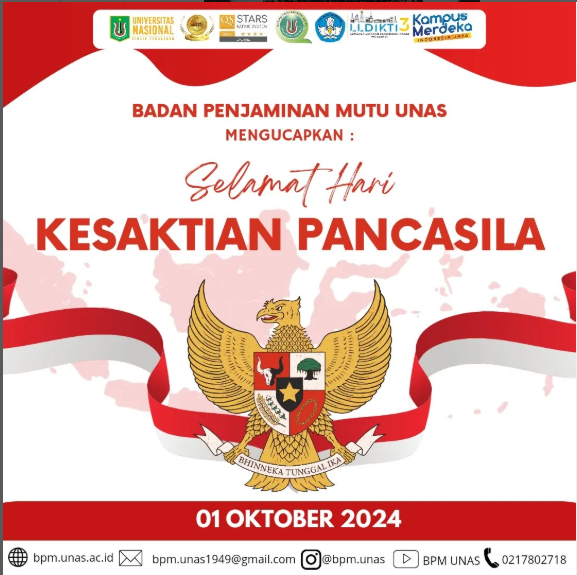 Selamat Memperingati Hari Kesaktian Pancasila