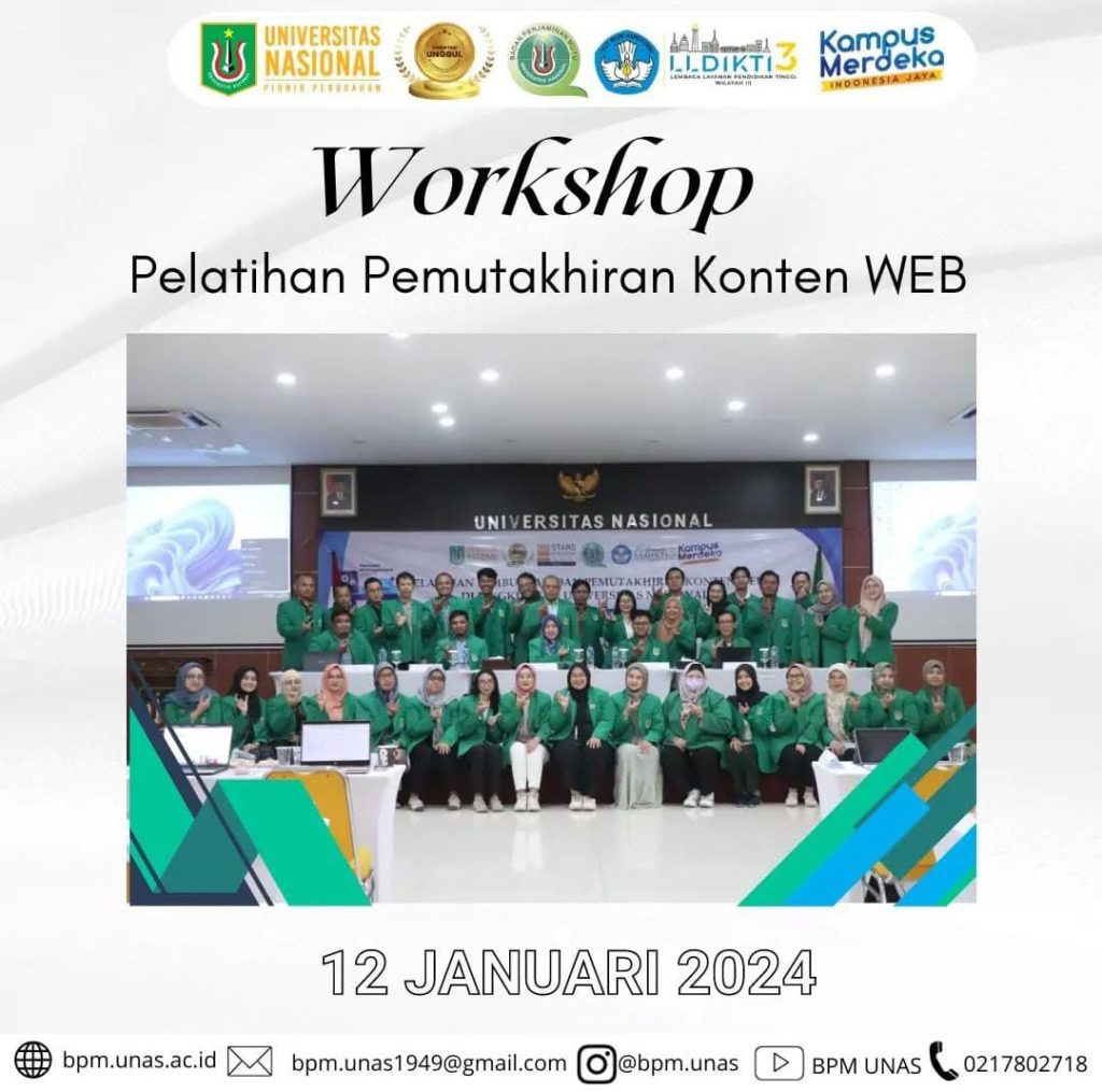 Workshop Pelatihan Pemutakhiran Konten WEB