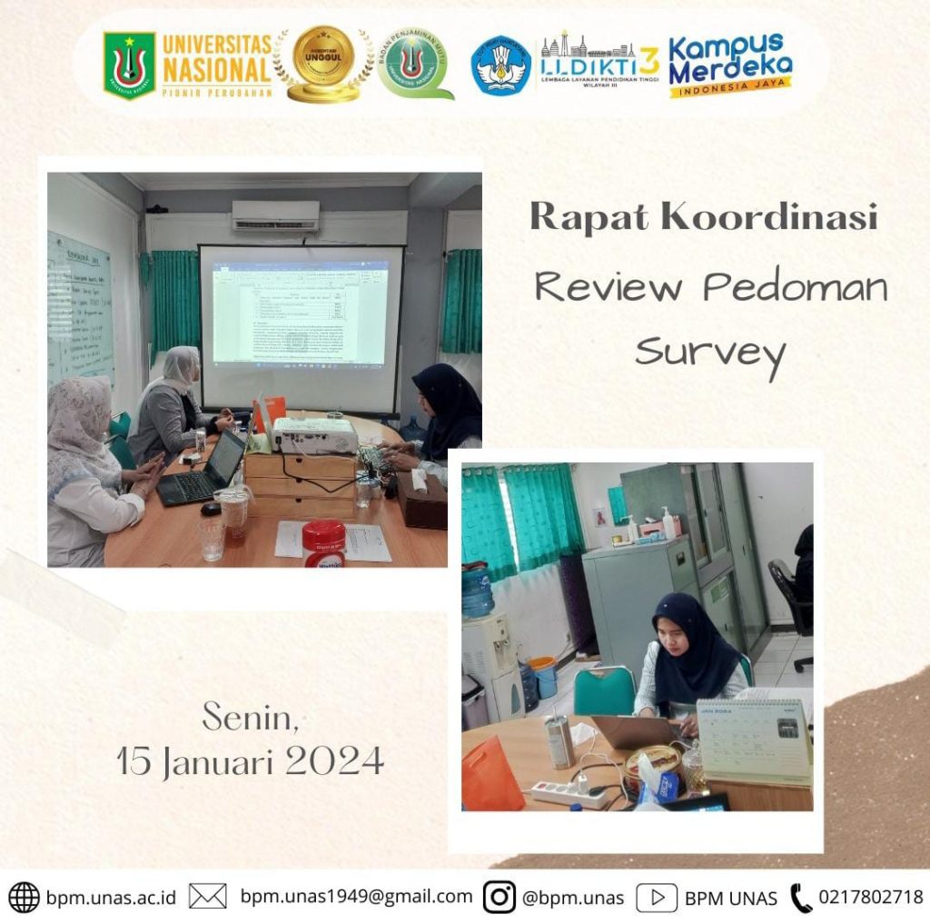 Rapat Koordinasi Review Pedoman Survey