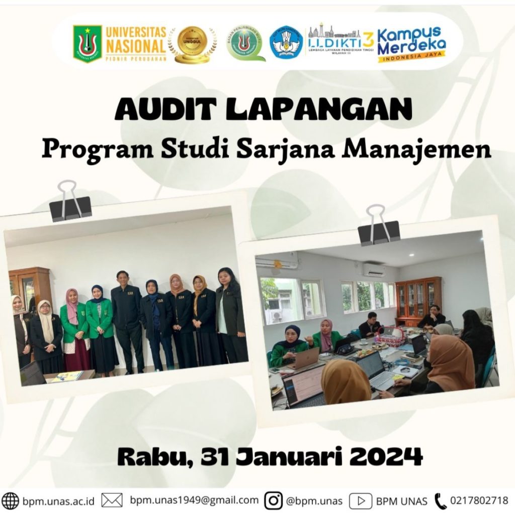 Audit Lapangan Prodi Sarjana Manajemen