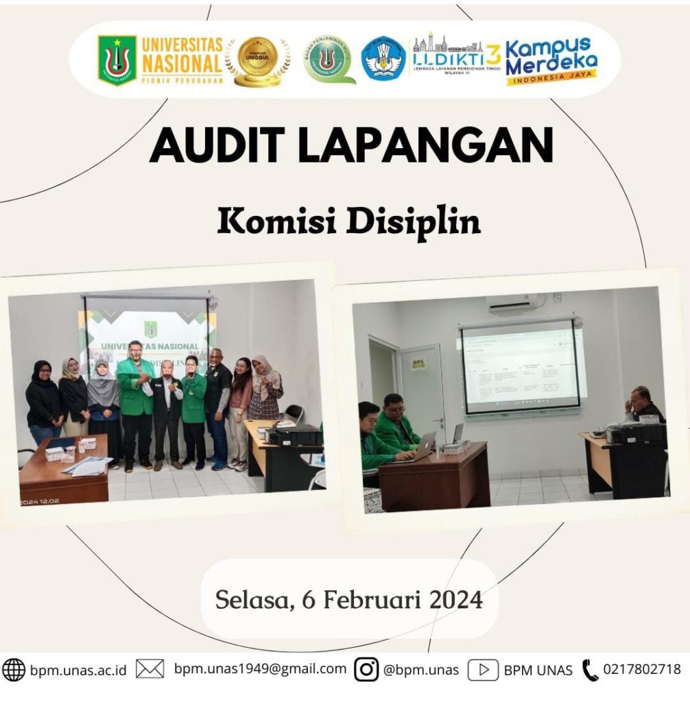 Audit Lapangan Komisi Disiplin