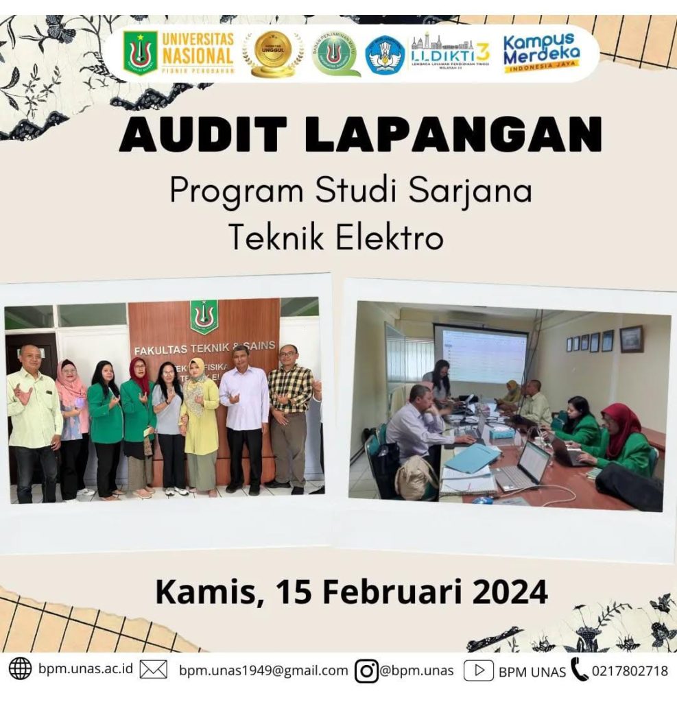 Audit Lapangan Program Studi Sarjana Teknik Elektro