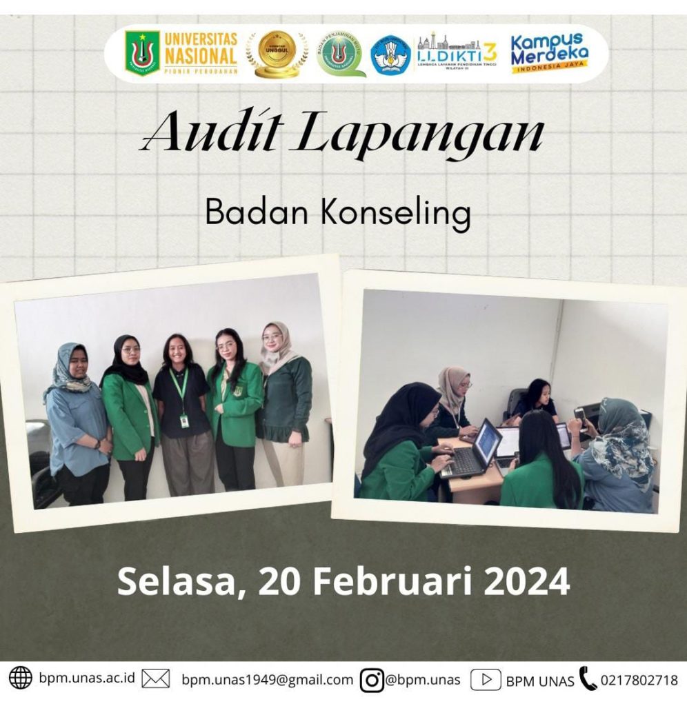 Audit Lapangan Badan Konseling