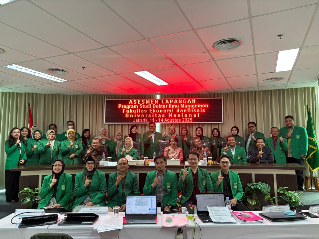 Program Studi Doktor Ilmu Manajemen Universitas Nasional Jalani Asesmen Lapangan oleh LAMEMBA