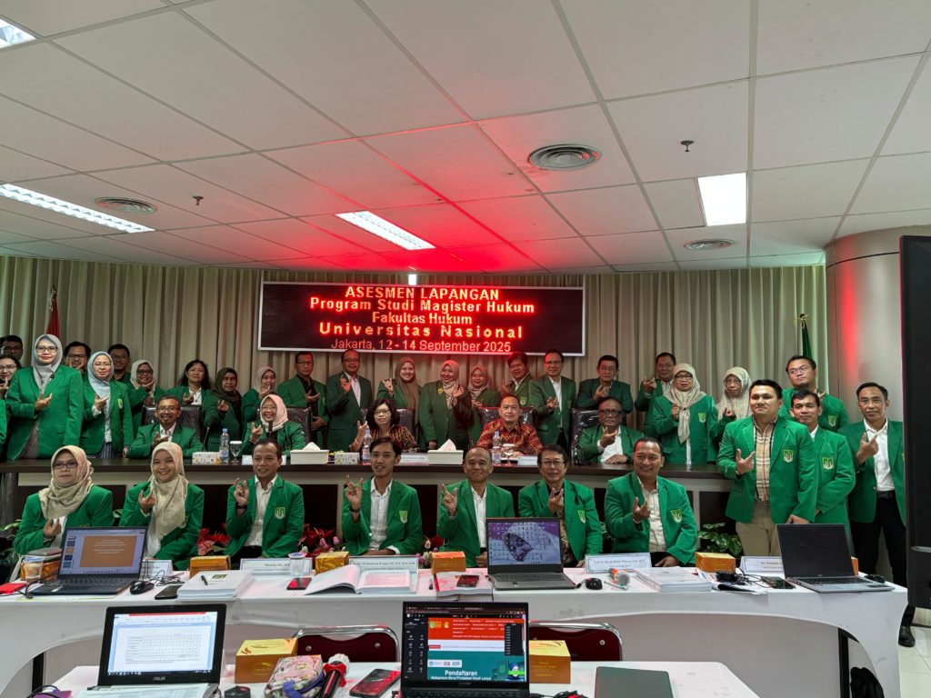 Universitas Nasional Gelar Asesmen Lapangan untuk Akreditasi Program Studi Magister Hukum