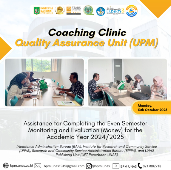 Coaching Clinic Quality Assurance Unit (UPM)